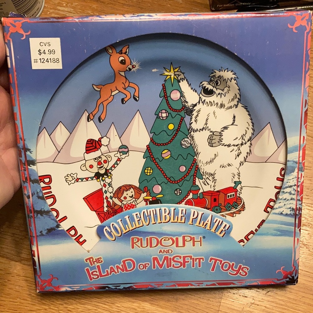 Discontinued Rudolph & Island of the Misfits Plate
